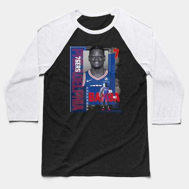 Philadelphia 76ers Mo Bamba 7 Baseball T-Shirt by today.i.am.sad